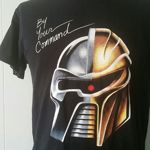 By Your Command Tshirt Cylon Sci Fi Robots - Picture 2 of 4